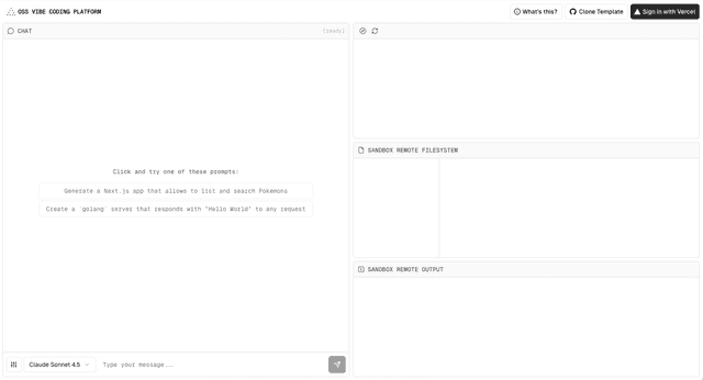 Vibe Coding Platform